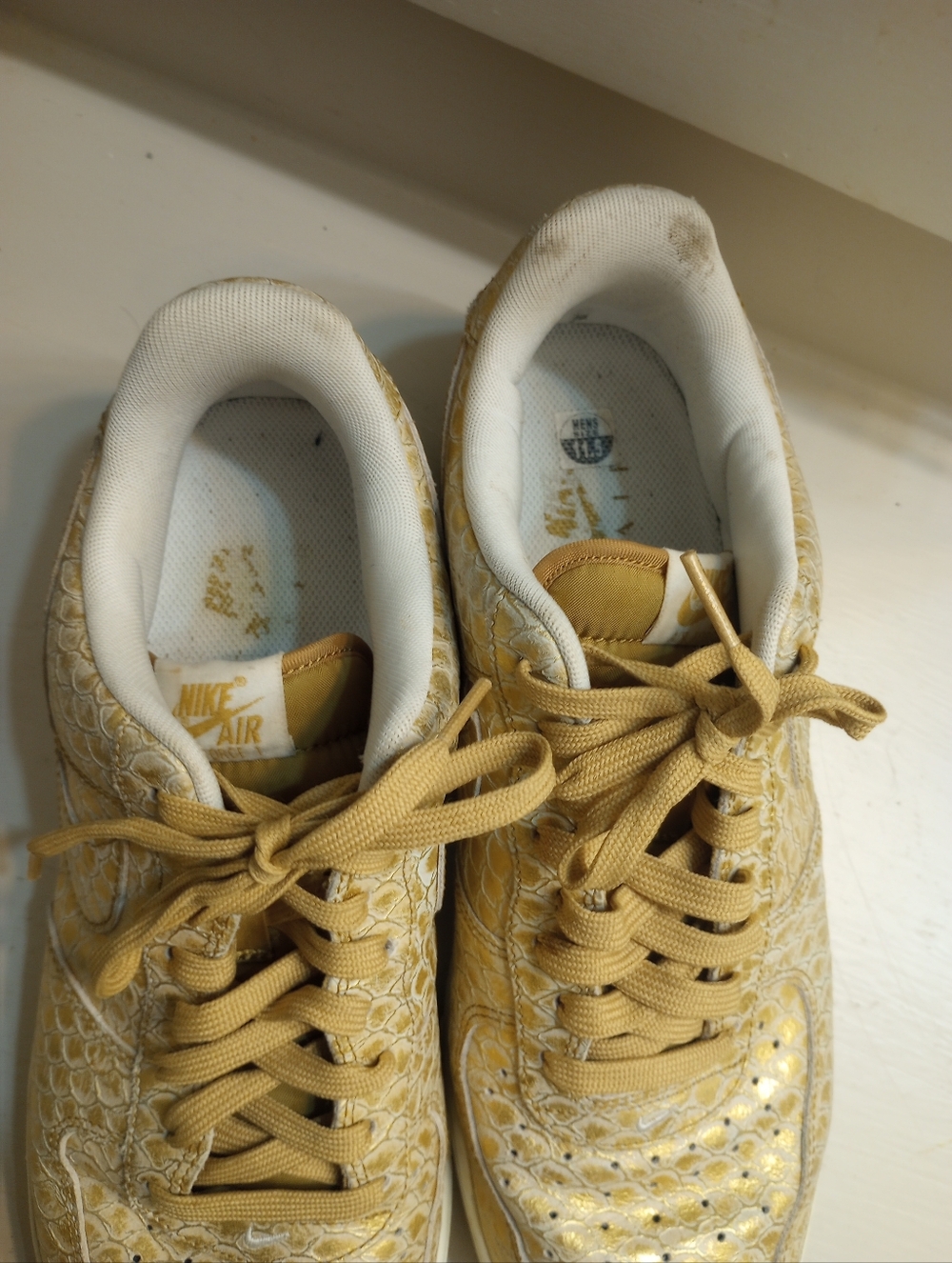 Nike Air Force 1 Low 07 Golden Scales Men's Sneakers - Picture 5 of 13
